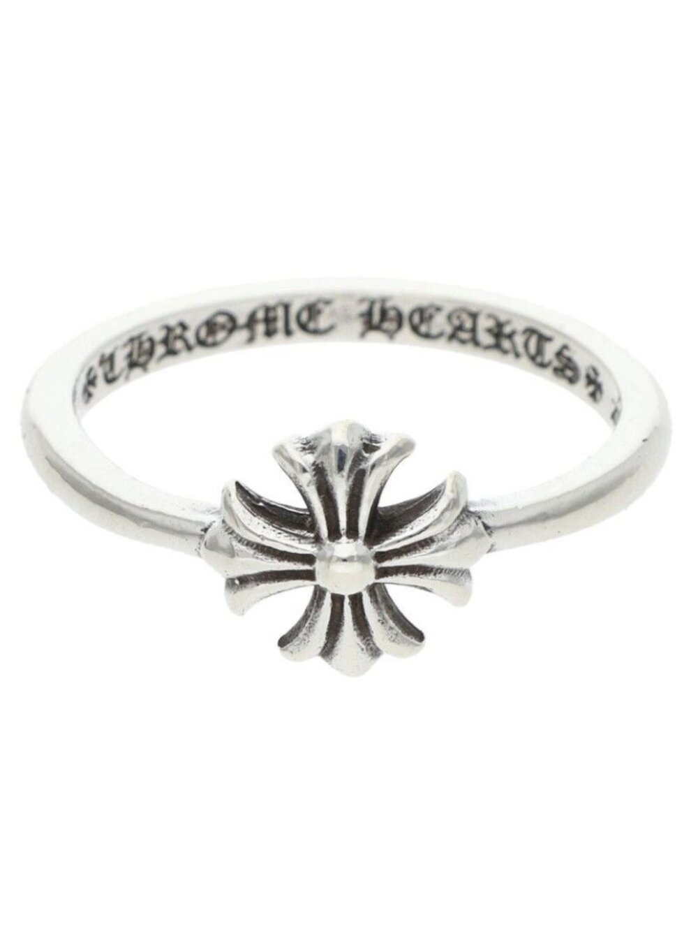 Chrome Hearts Bubblegum CH Pls Plus Silver Ring